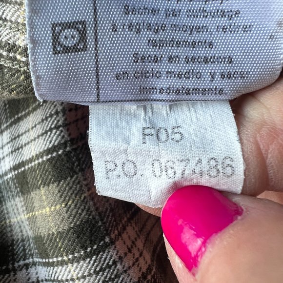 Carhartt Men's Original Fit Loden Green Cotton Flannel Button Up Shirt Size XL - Picture 6 of 12